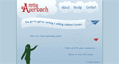 Desktop Screenshot of annieauerbach.com